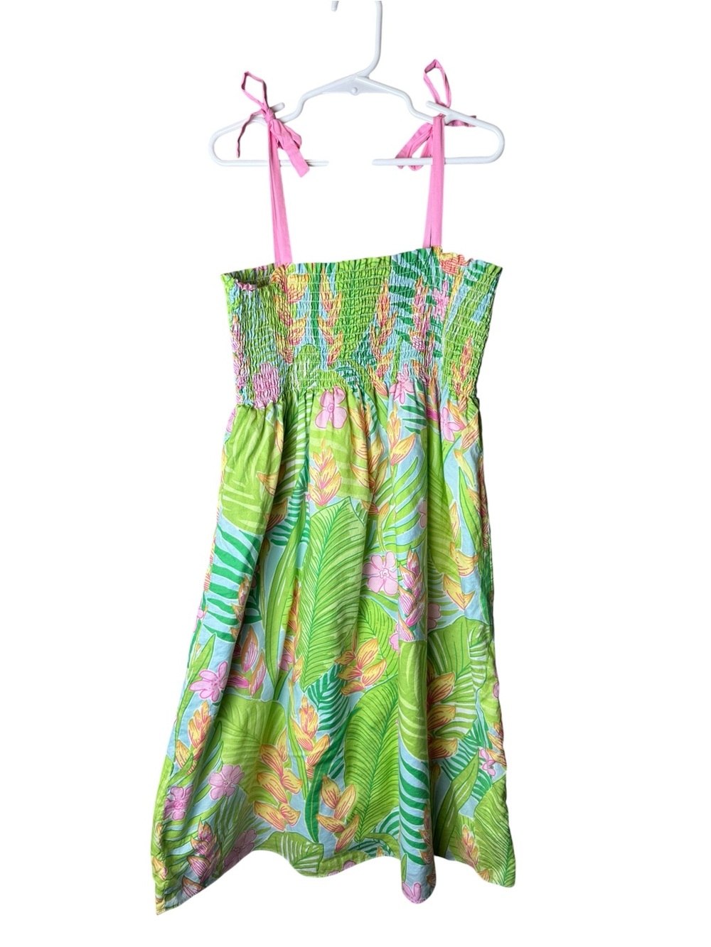 Lilly Pulitzer Smocked Tie Strap Dress - Kids 12